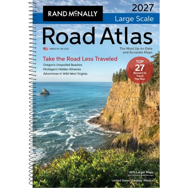 Rand McNally Large Scale Road Atlas